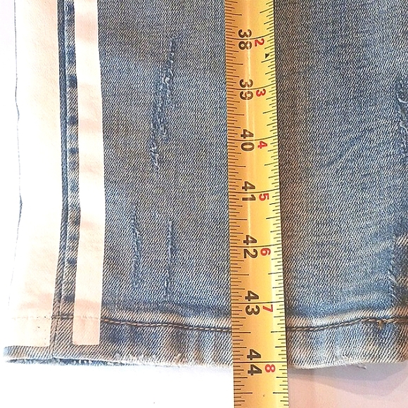 DAMATI Distressed Men's Uniquely Designed Upscale Blue Jeans Size 42 × 44 - Picture 13 of 15